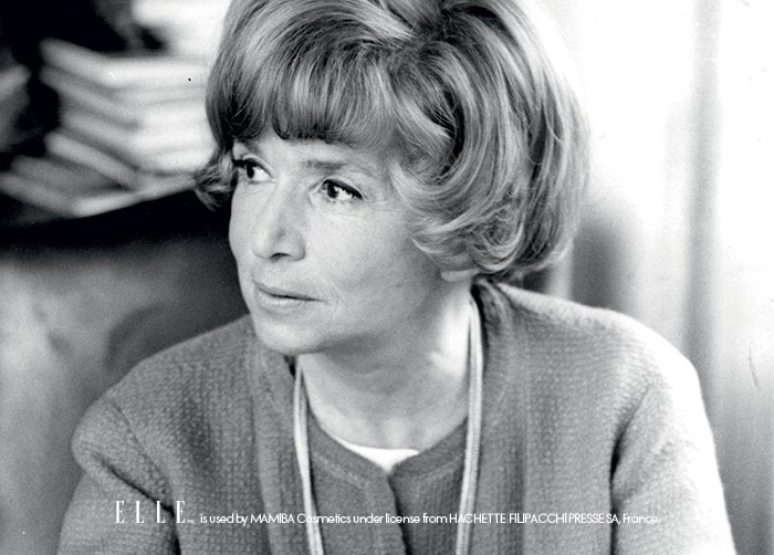 Black-and-white -woman